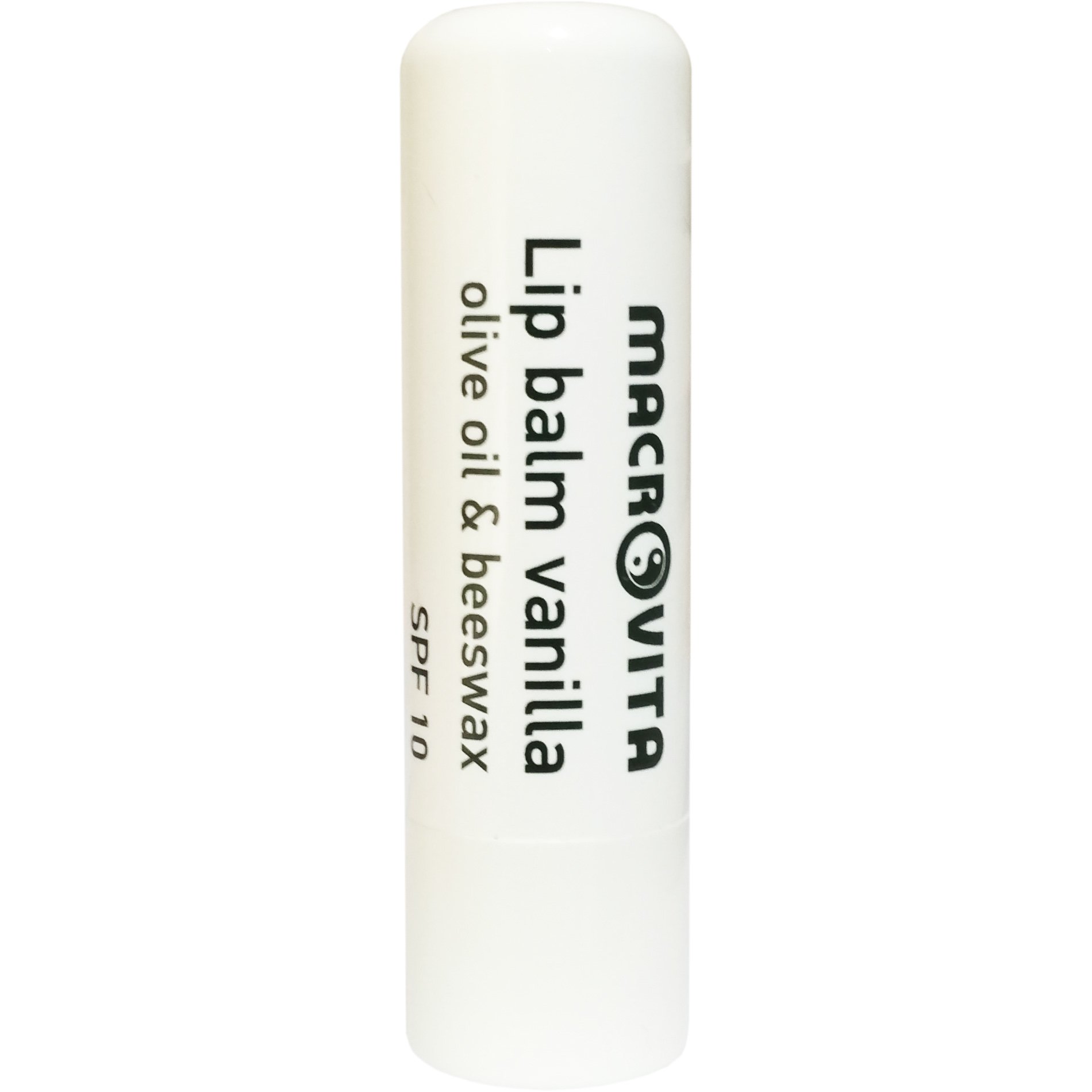 Macrovita Macrovita Lip Balm Spf10 Προστασία Χειλιών Με Γεύση Βανίλια 4gr