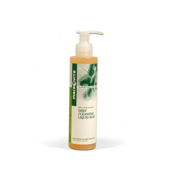 Macrovita Deep Cleansing Liquid Soap Υγρό Σαπούνι για Βαθύ Καθαρισμό 200ml