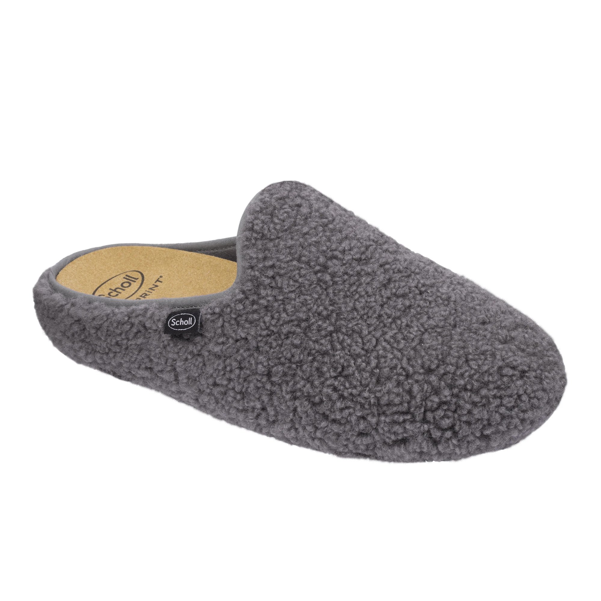 Scholl Shoes Maddy Dark Grey Γυναικείες Ανατομικές Παντόφλες σε Σκούρο Γκρι Χρώμα 1 Ζευγάρι – 38