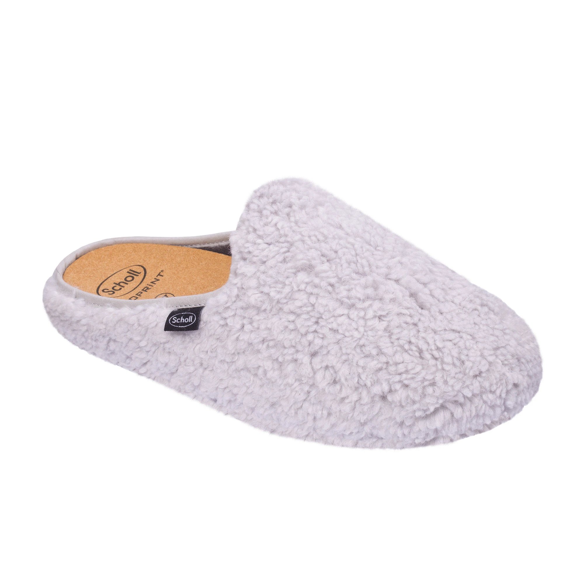 Scholl Shoes Maddy Light Grey Γυναικείες Ανατομικές Παντόφλες σε Ανοιχτό Γκρι Χρώμα 1 Ζευγάρι – 39