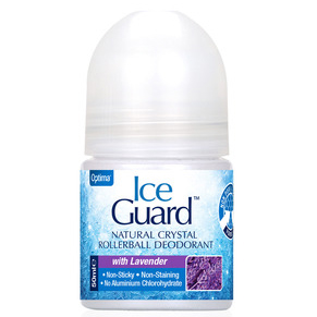 Optima Ice Guard Rollerball Υποαλλεργικό Αποσμητικό απο Φυσικά Μεταλλικά Άλατα με Άρωμα Λεβάντα 50ml