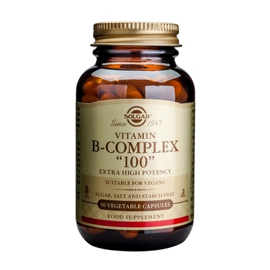 Solgar Formula B- Complex «100mg» veg.caps – 50 veg.caps