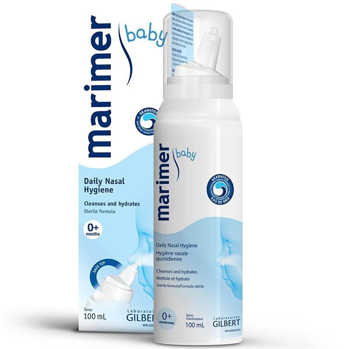 Marimer Isotonic Baby Hygiene Nasal Daily Spray 100% Αποστειρωμένο Ισότονο Διάλυμα Θαλασσινού Νερού Κατάλληλο για Βρέφη 100ml