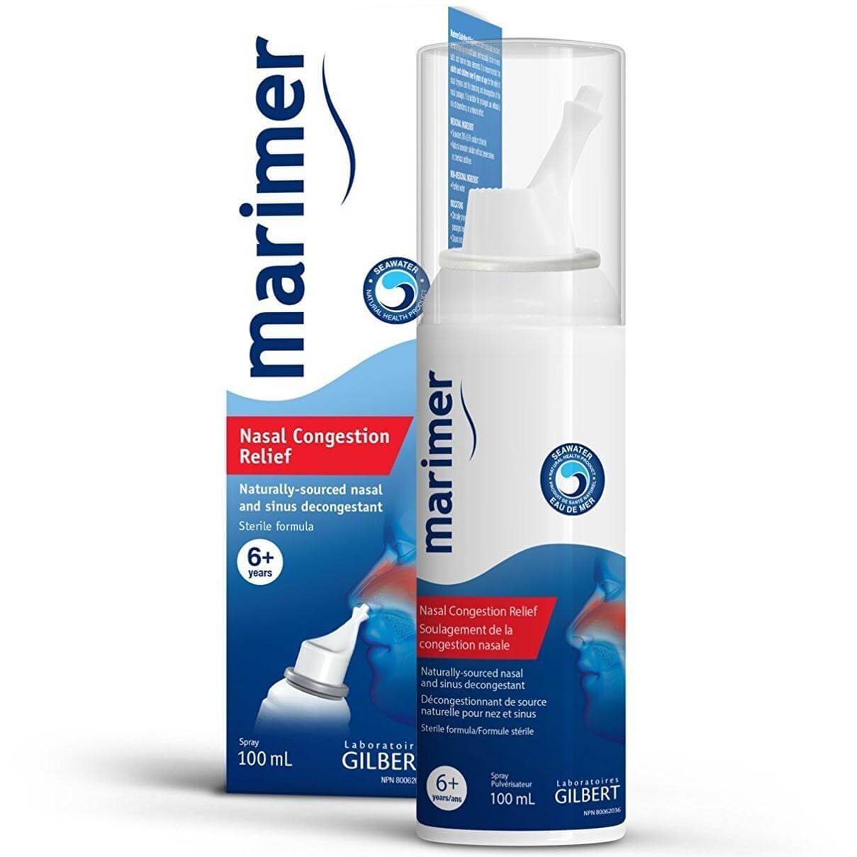 Marimer Hypertonic Blocked Nose Cold Υπέρτονο Διάλυμα Θαλασσινού Νερού Κατάλληλο για Βουλωμένη Μύτη από Κρυολόγημα 100ml