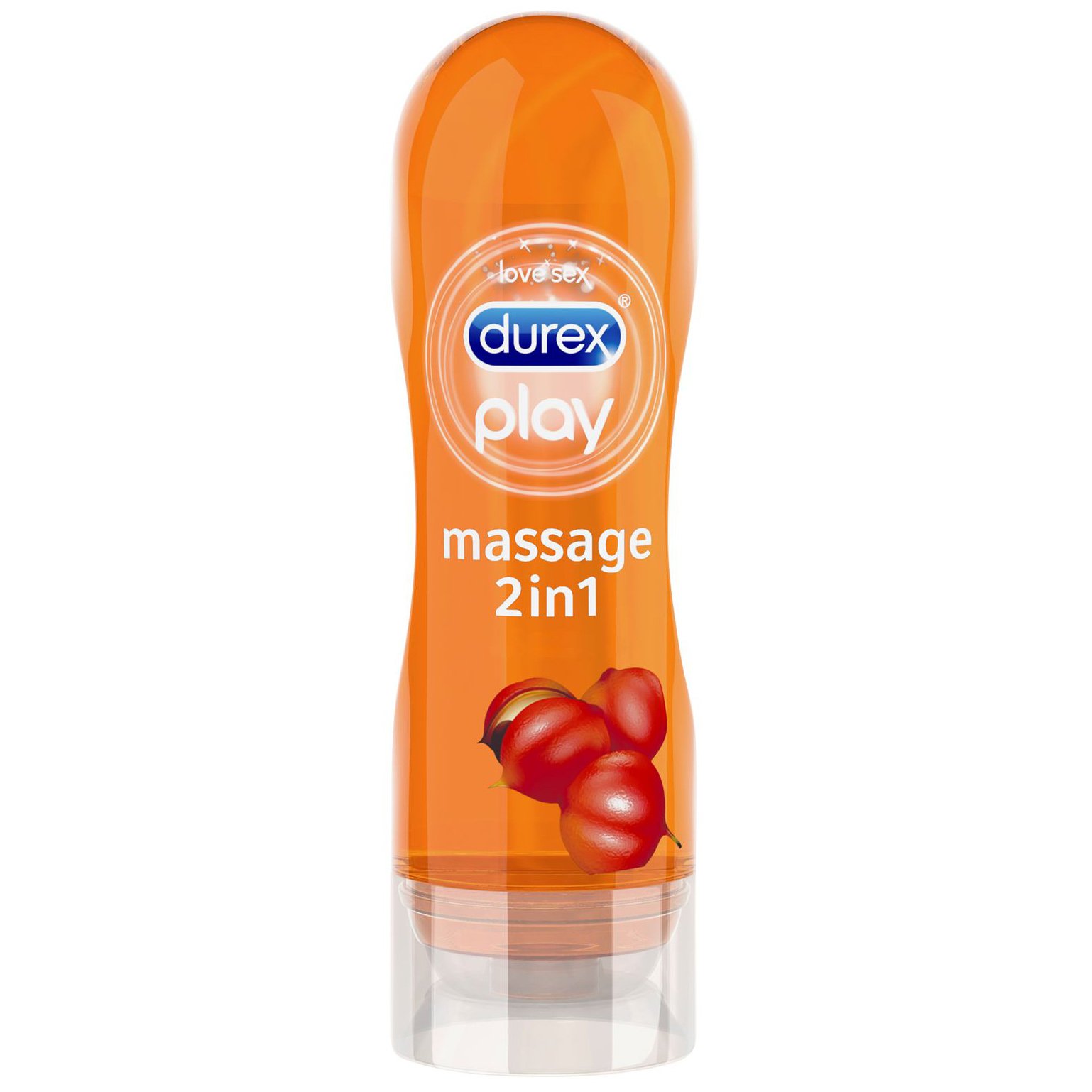 Durex Play Massage 2 in 1 Guarana Λιπαντικό Μεταξένιο και Αισθησιακό Χάδι 200ml