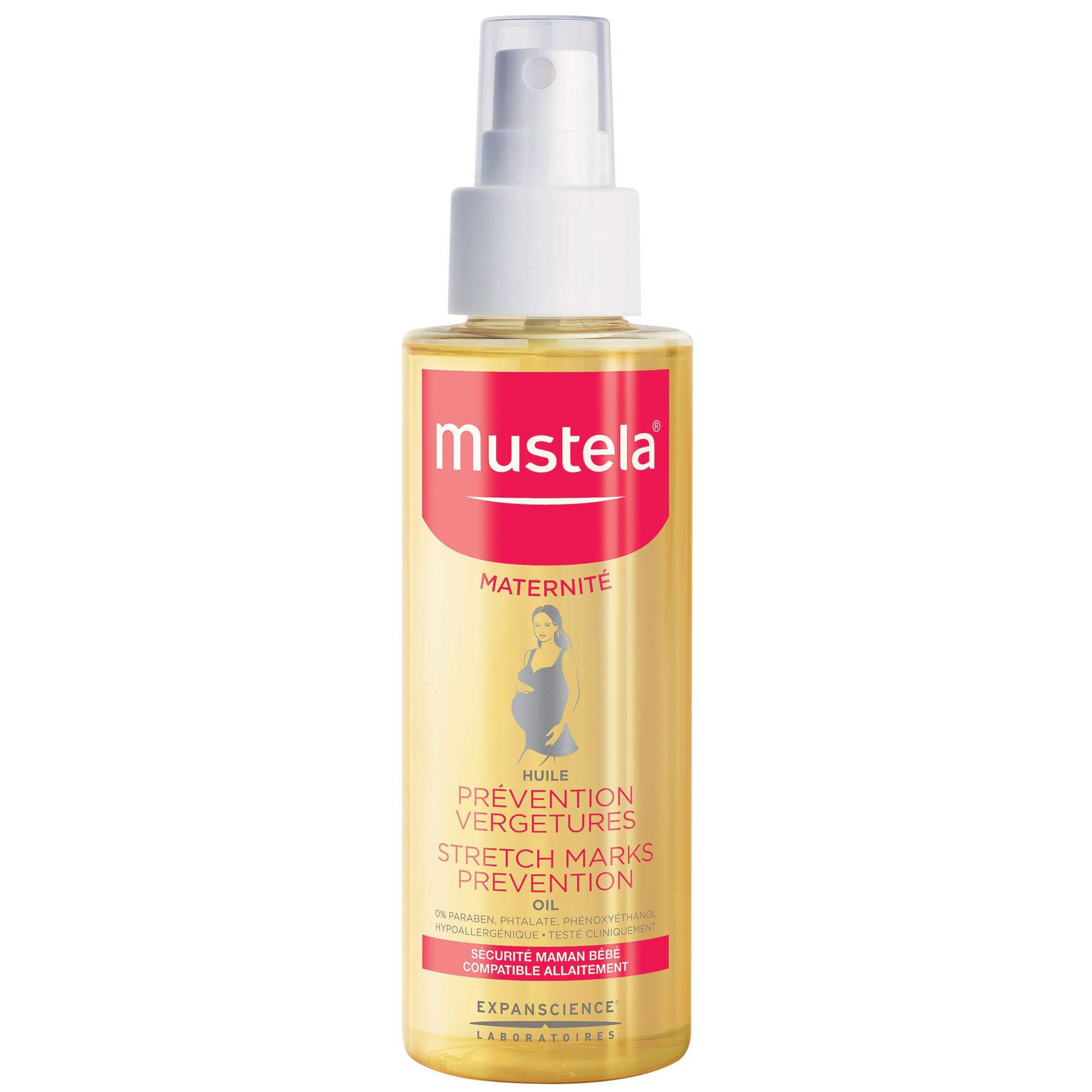Mustela Stretch Mark Prevention Oil, Λάδι Πρόληψης Ραγάδων 105ml