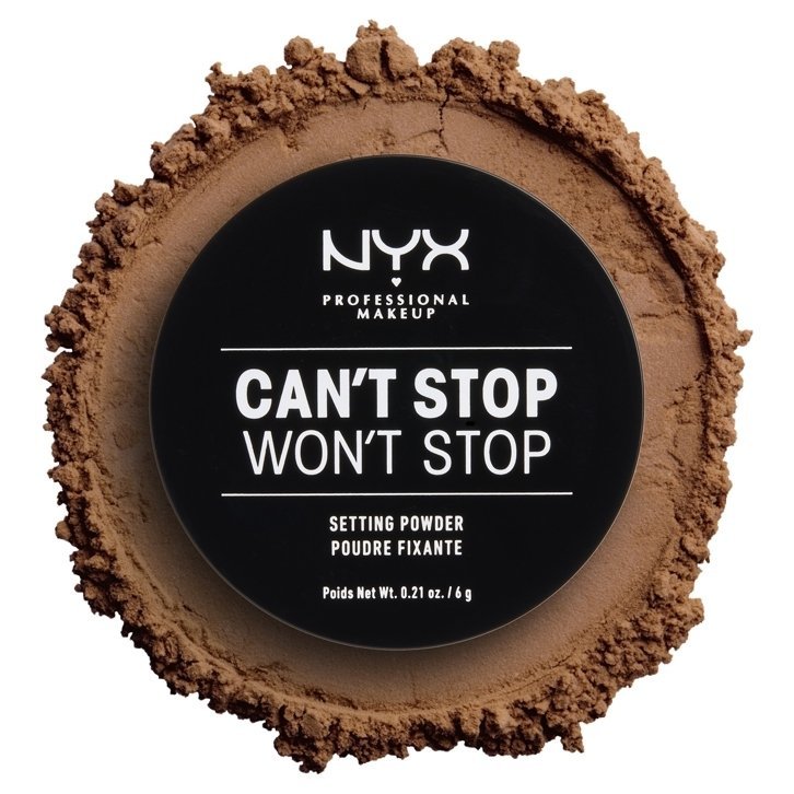 NYX Professional Makeup Can’t Stop Won’t Stop Setting Powder Ελαφριά Πούδρα Σταθεροποίησης 6gr – Medium Deep