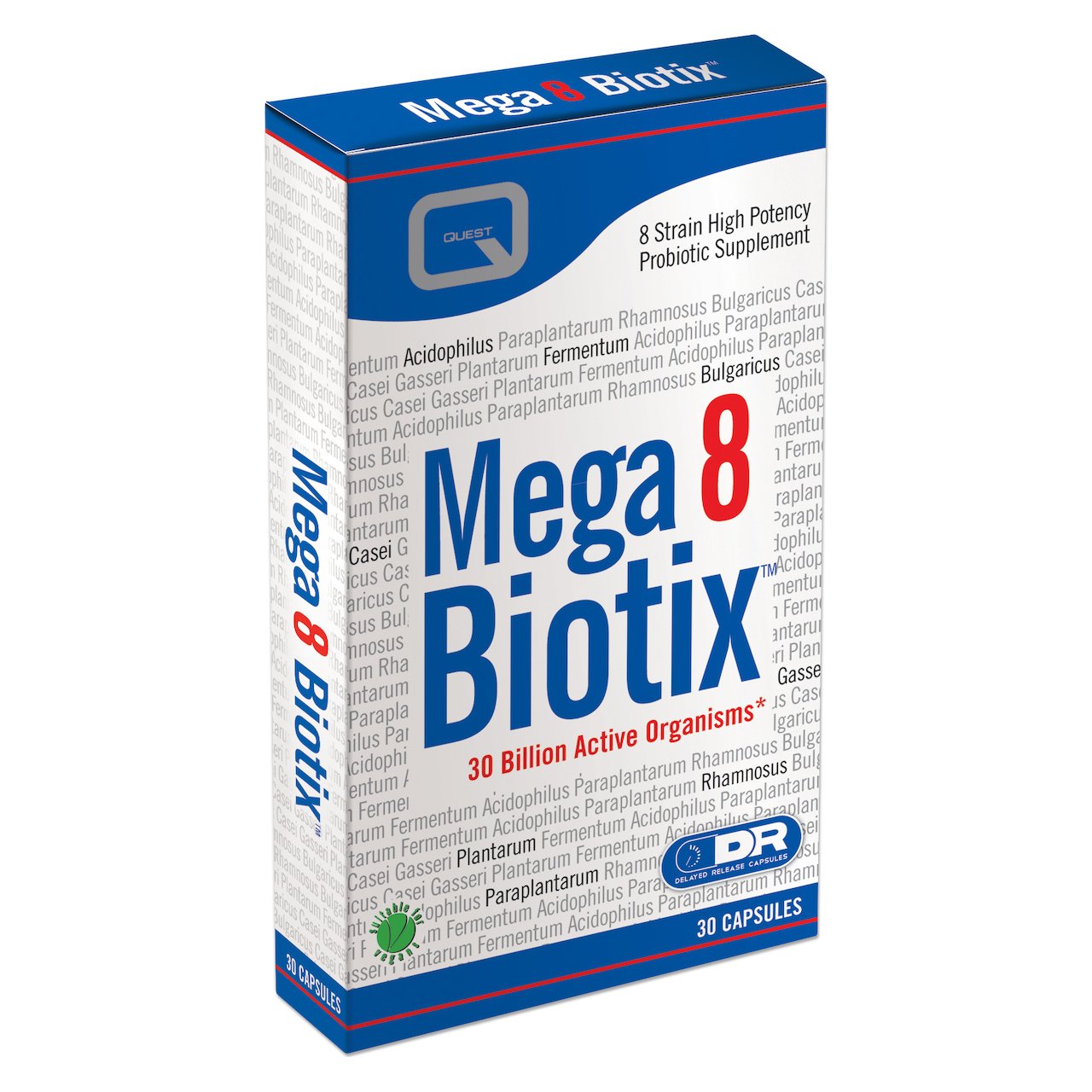 Quest Mega 8 Biotix Συνδυασμός 8 Διαφορετικών Προβιοτικών 30Caps