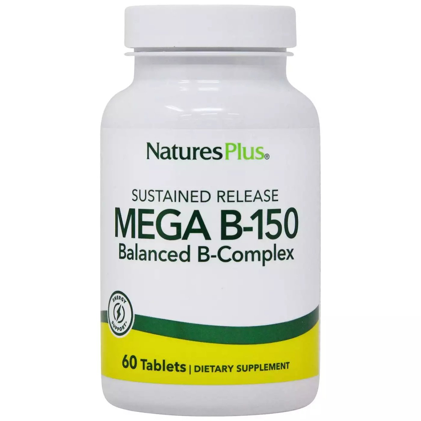 Natures Plus Mega B-150 Πολυβιταμινική Φόρμουλα με Βιταμίνες του Συμπλέγματος Β 60tabs
