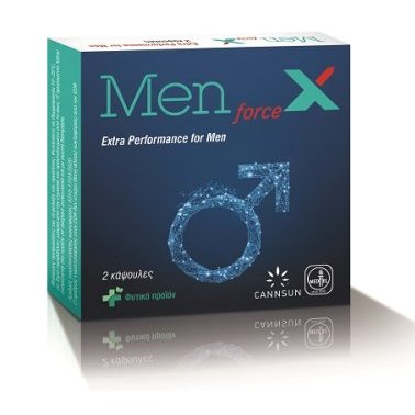 Cannsun Medhel MenForceX Συμπλήρωμα Διατροφής Βελτίωση Στυτικής Λειτουργίας 2Caps