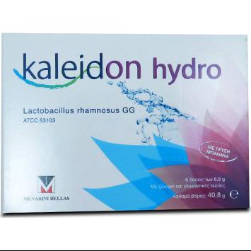 Menarini Kaleidon Hydro Προβιοτικό Συμπλήρωμα Διατροφής το Οποίο Συμβάλλει στην Ισορροπία της Χλωρίδας του Εντέρου 6sachetsx6,8g