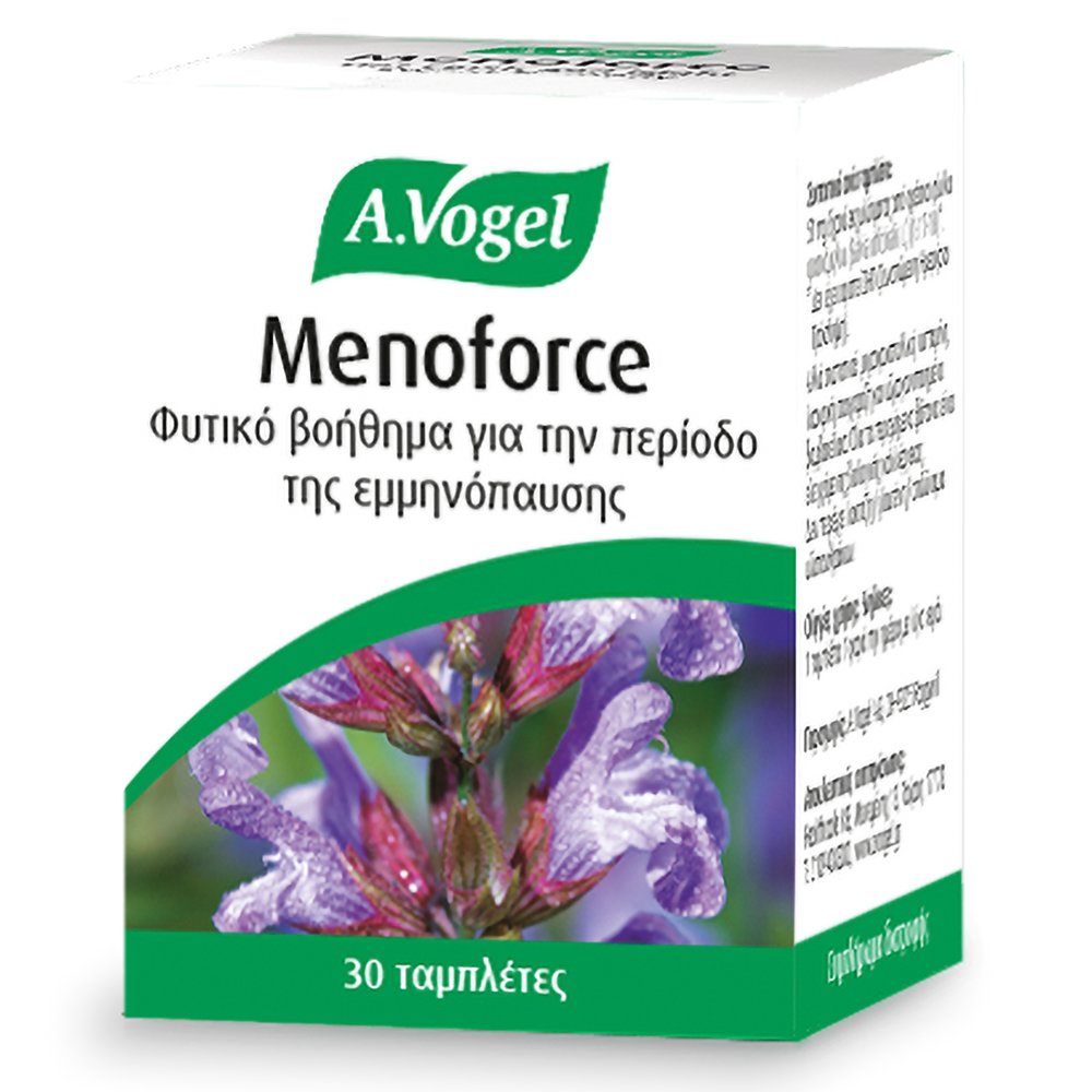 A.VOGEL A.Vogel Menoforce Φυτικό Συμπλήρωμα Διατροφής για την Ανακούφιση Συμπτωμάτων της Εμμηνόπαυσης & Έντονων Ορμονικών Μεταβολών 30tabs