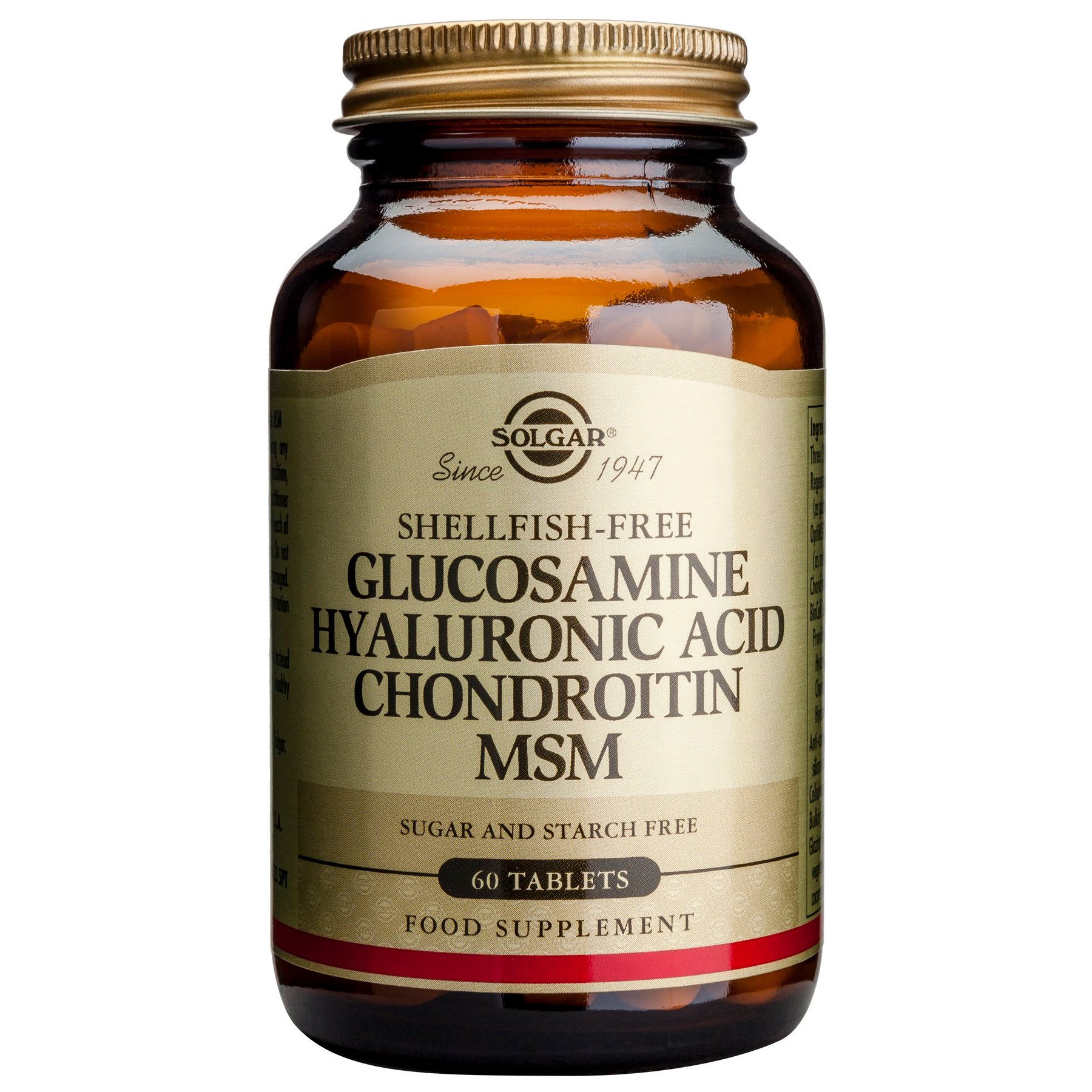 Solgar Meta-Flex Glucosamine Hyaluronic Acid Chondroitin Msm Συμπλήρωμα Διατροφής για την Υγεία των Αρθρώσεων 60s