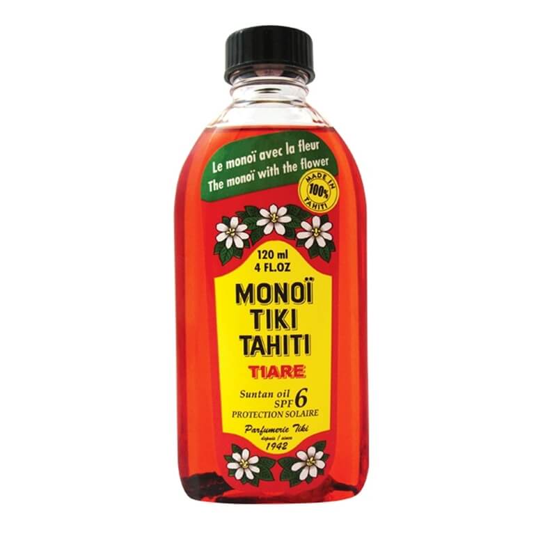 Monoi Tiki Tahiti Tiare Spf6 Suntan Oil Αντηλιακό Λάδι Σώματος με Άρωμα Γαρδένιας 120ml