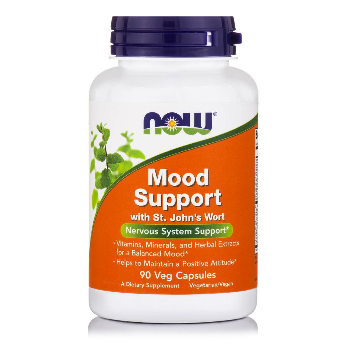 Now Foods Mood Support Συμπλήρωμα Διατροφής, Πολυφόρμουλα από Βότανα για την Υποστήριξη Υγιούς Νευρικού Συστήματος 90 VegCaps