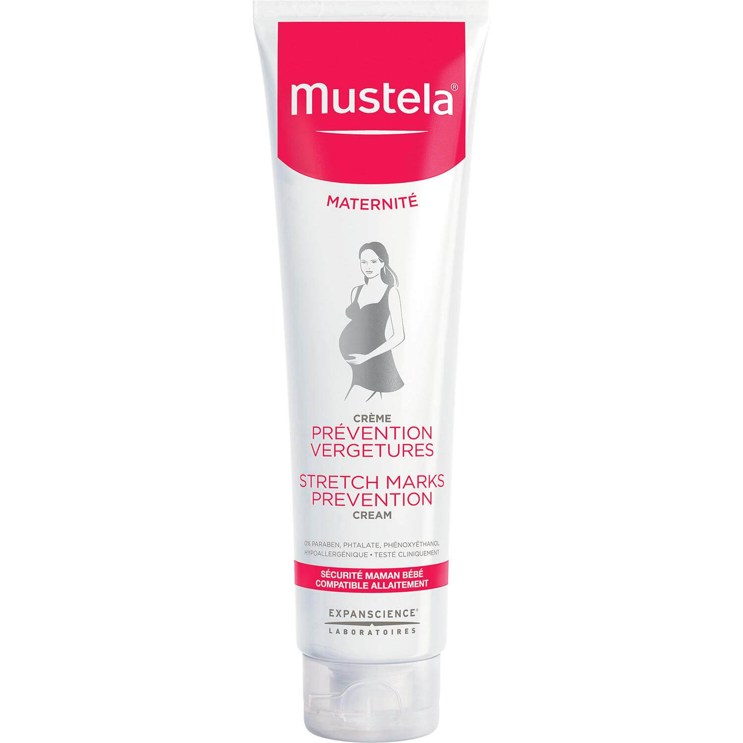 Mustela Stretch Marks Prevention Cream, Κρέμα Πρόληψης Ραγάδων 150ml