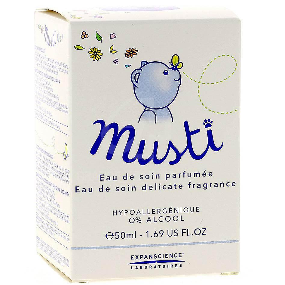 Mustela Musti Eau de Soin Parfum Απαλό Βρεφικό Άρωμα 50ml
