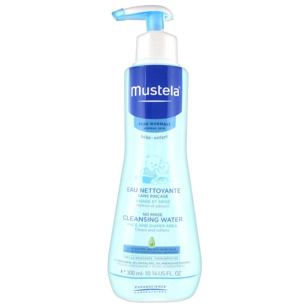 Mustela No-Rinse Cleansing Water Βρεφικό-Παιδικό Καθαριστικό Υγρό Χωρίς Ξέᴨλυμα – 100ml