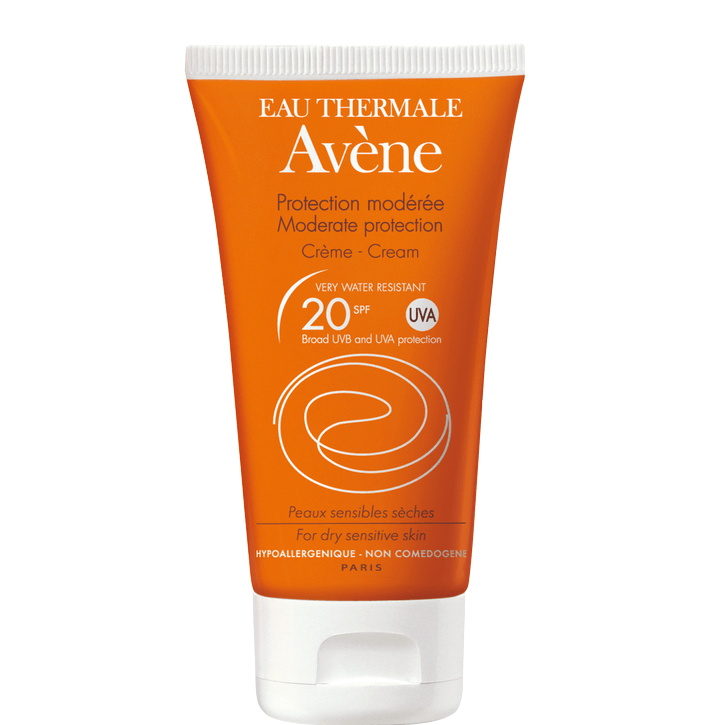 Avene Creme Spf20 Μέτρια Αντηλιακή Προστασία του Ευαίσθητου Ξηρού Δέρματος του Προσώπου 50ml
