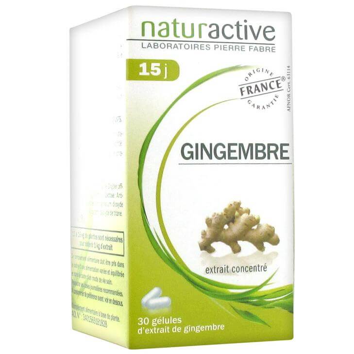 Naturactive Πιπερόριζα (Τζίντζερ) Κατάλληλο για την Αντιμετώπιση της Ναυτίας & Ζάλαδας 30caps