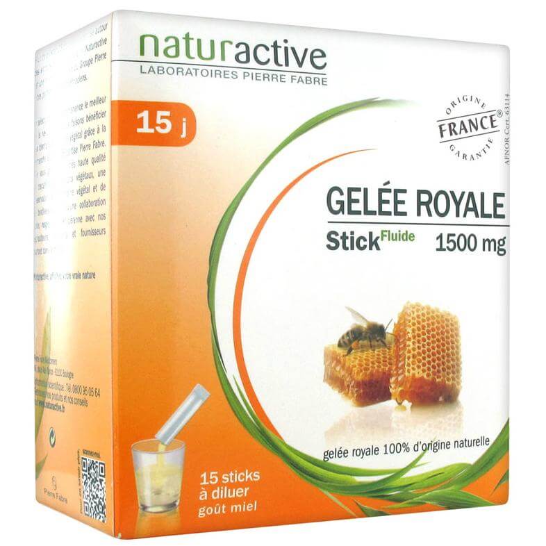Naturactive Βασιλικός Πολτός Ενίσχυση της Φυσικής Άμυνας του Οργανισμού, Τόνωση & Ενέργεια σε Υγρή Μορφή 1500mg 15sachets