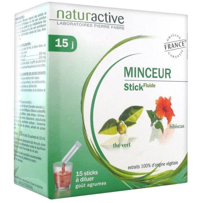 Naturactive Minceur Liquid Βοηθάει στην Μείωση των Περιττών Κιλών 15φακελίσκοι