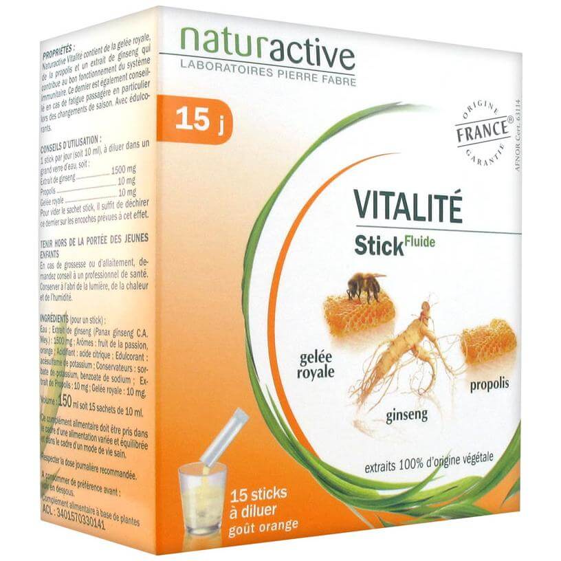 Naturactive Vitalite Φυσικό Συμπλήρωμα για Ενίσχυση του Ανοσοποιητικού & Τόνωση του Οργανισμού σε Περιόδους Κόπωσης 15sachets