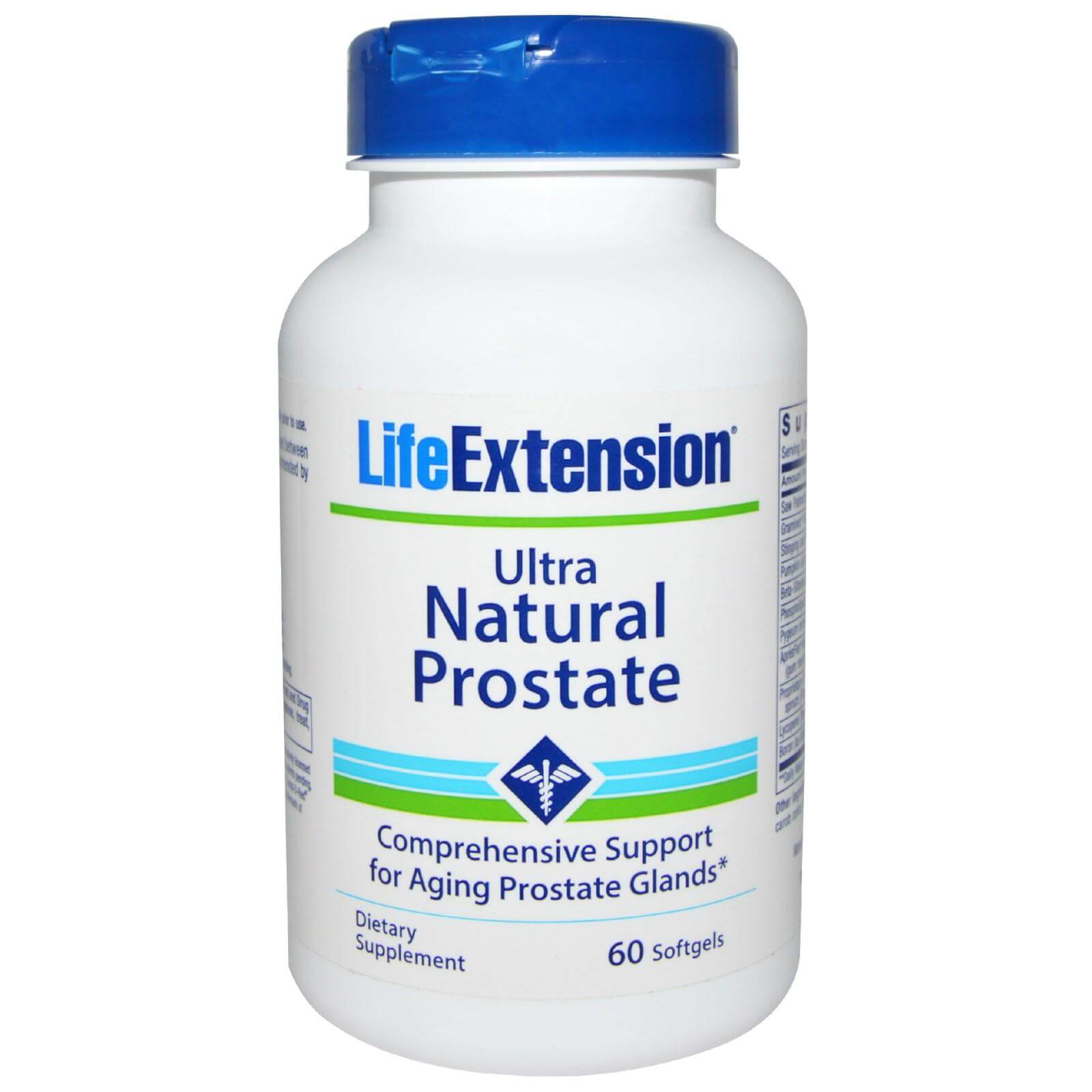 Life Extension Ultra Natural Prostate Συμπλήρωμα Διατροφής Για την Υγεία του Προστάτη 60softgels