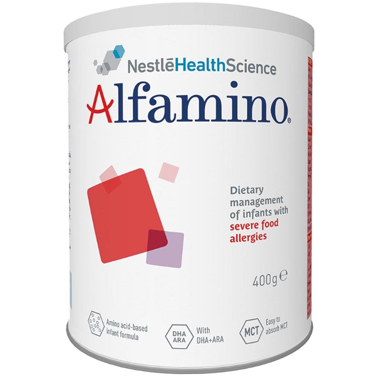 Nestle Alfamino Διαιτητική Αγωγή Βρεφών με Σοβαρές Τροφικές Αλλεργίες Κατάλληλο από τη Γέννηση 400gr