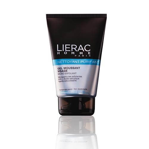 Lierac Homme Nettoyant Purifiant Καθαριστικό Ζελ Μικροαπολέπιση 100ml