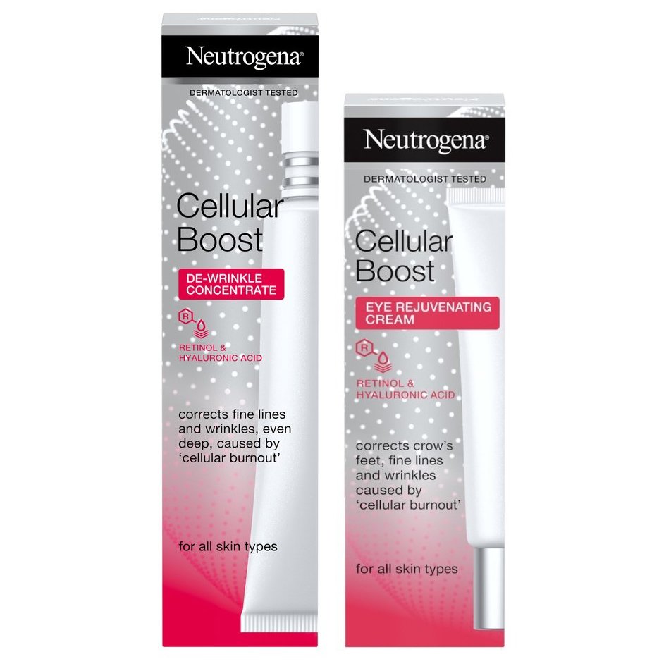 Neutrogena Πακέτο Προσφοράς Cellular Boost De-Wrinkle Concentrate Cream 30ml & Cellular Boost Eye Rejuvenating Cream 15ml