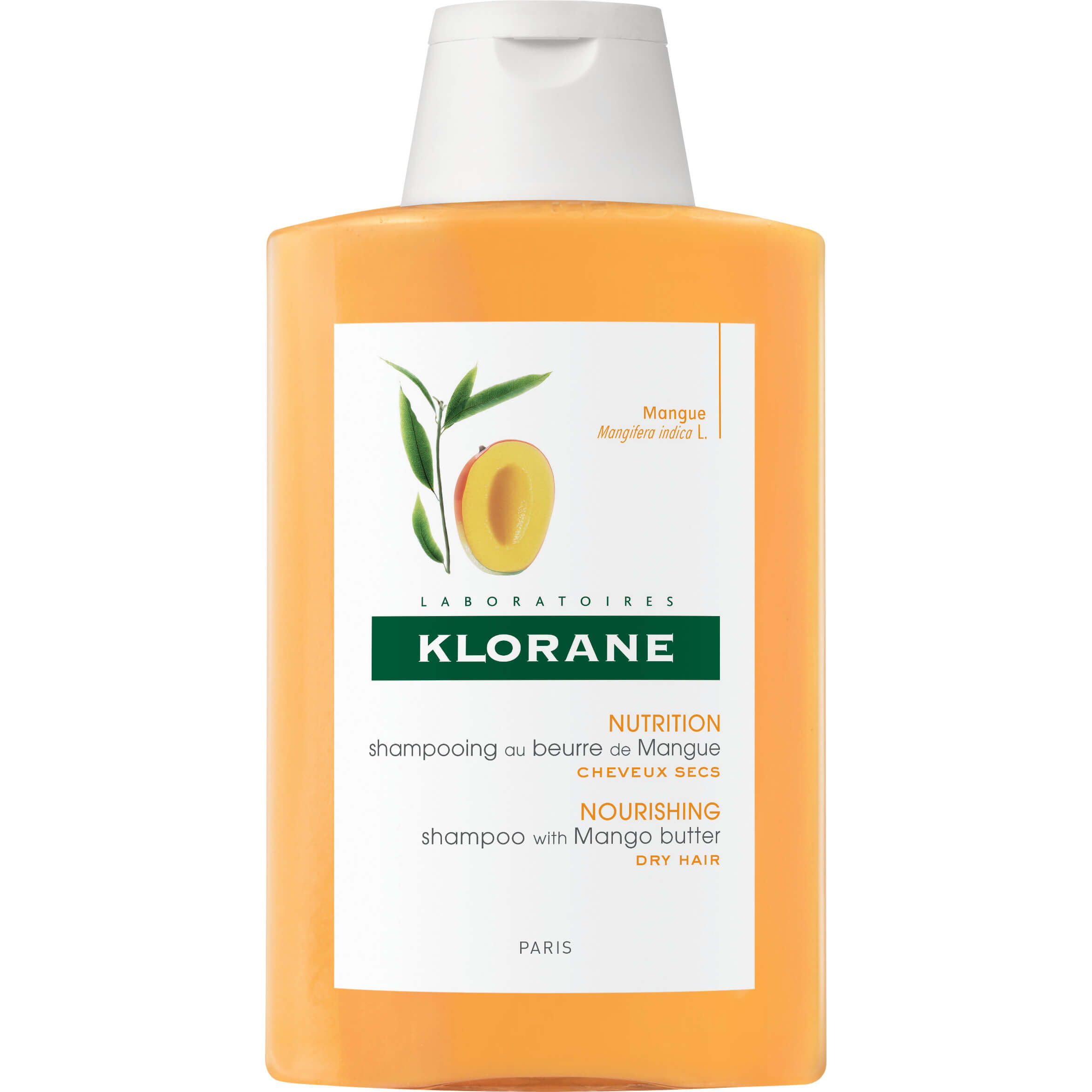 Klorane Mangue Shampoo, Σαμπουάν με Μάνγκο για Ξηρά – Ταλαιπωρημένα Μαλλιά 200ml / 400ml – 200ml