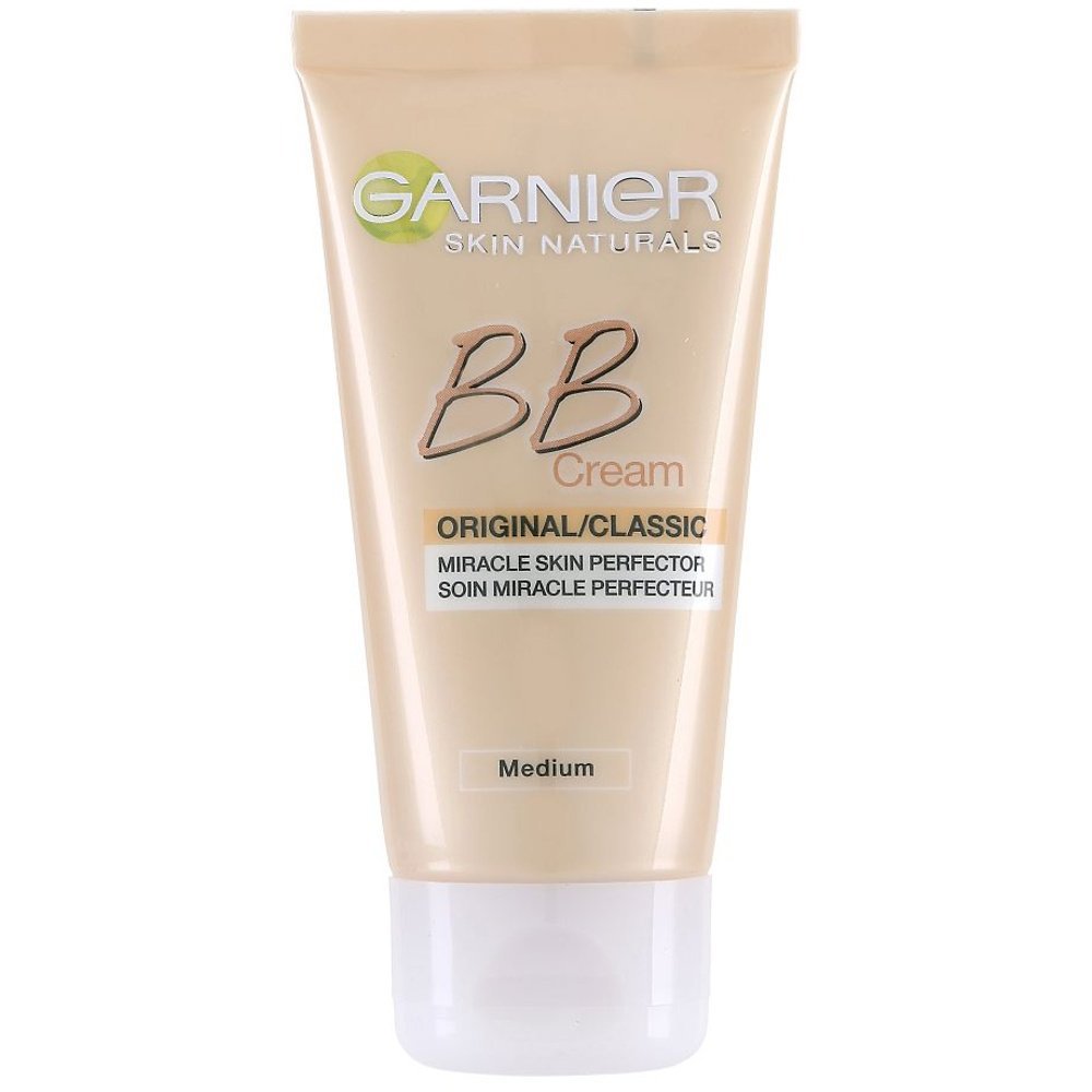 Garnier BB Cream Miracle Skin Perfector Medium Ενυδατική Κρέμα 5 σε 1 με Χρώμα, Τέλεια Επιδερμίδα με μια Κίνηση 50ml