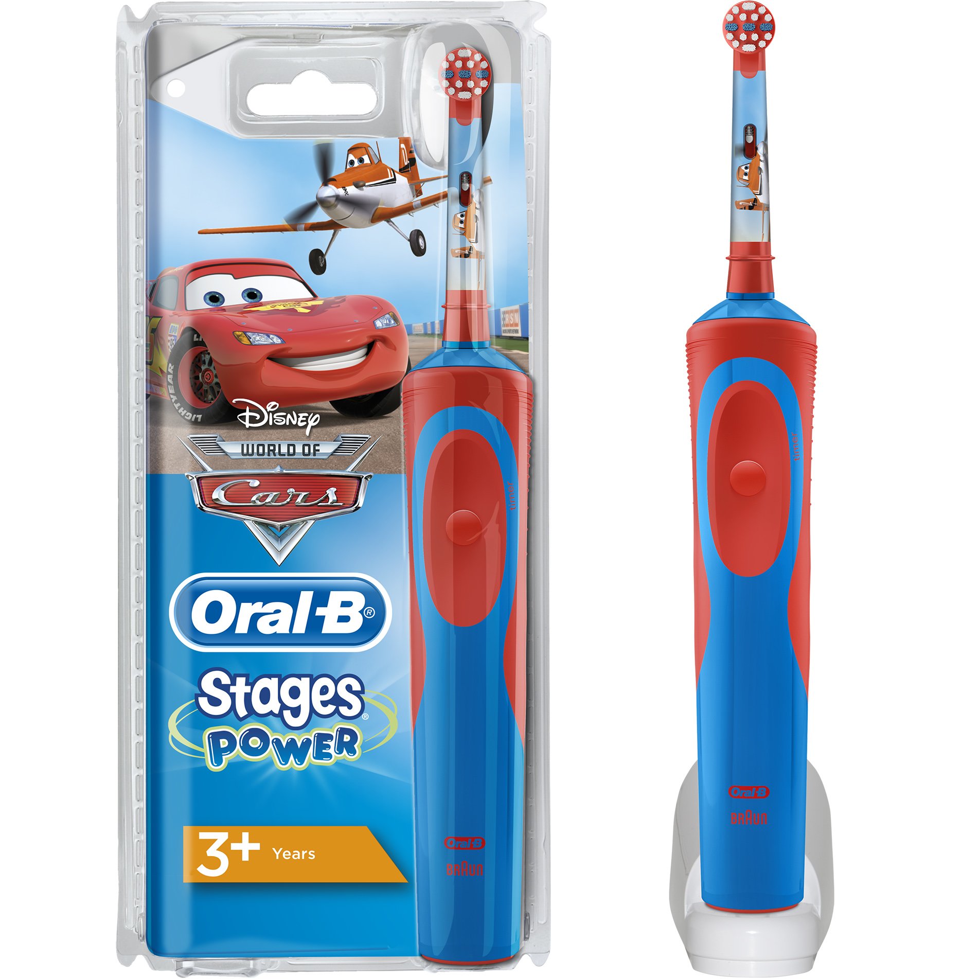 Oral-B Vitality Stages Cars 3+ years Παιδική Ηλεκτρική Οδοντόβουρτσα