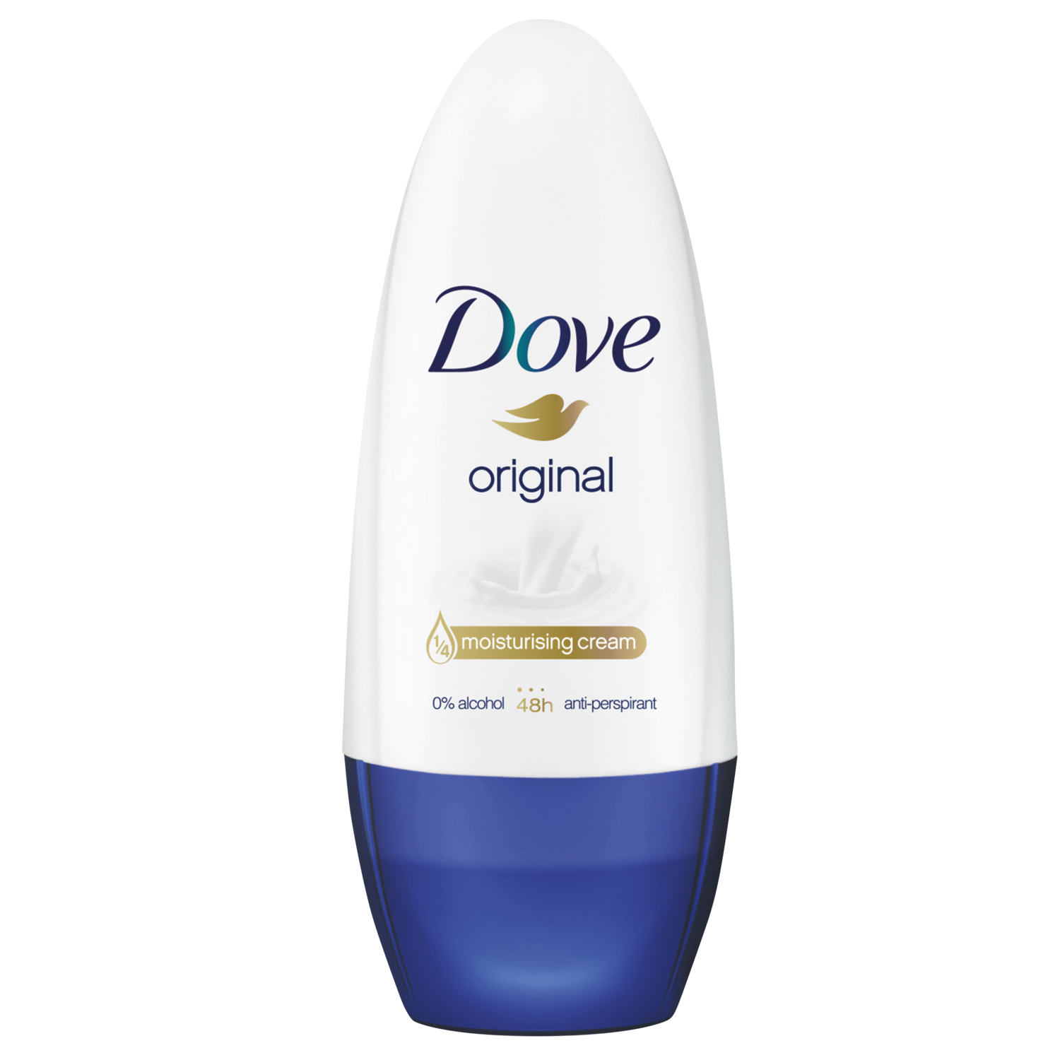 Dove Deo Roll On Original 48h Αποσμητικό 48ωρης Αντιιδρωτικής Προστασίας με Διακριτικό Άρωμα 50ml