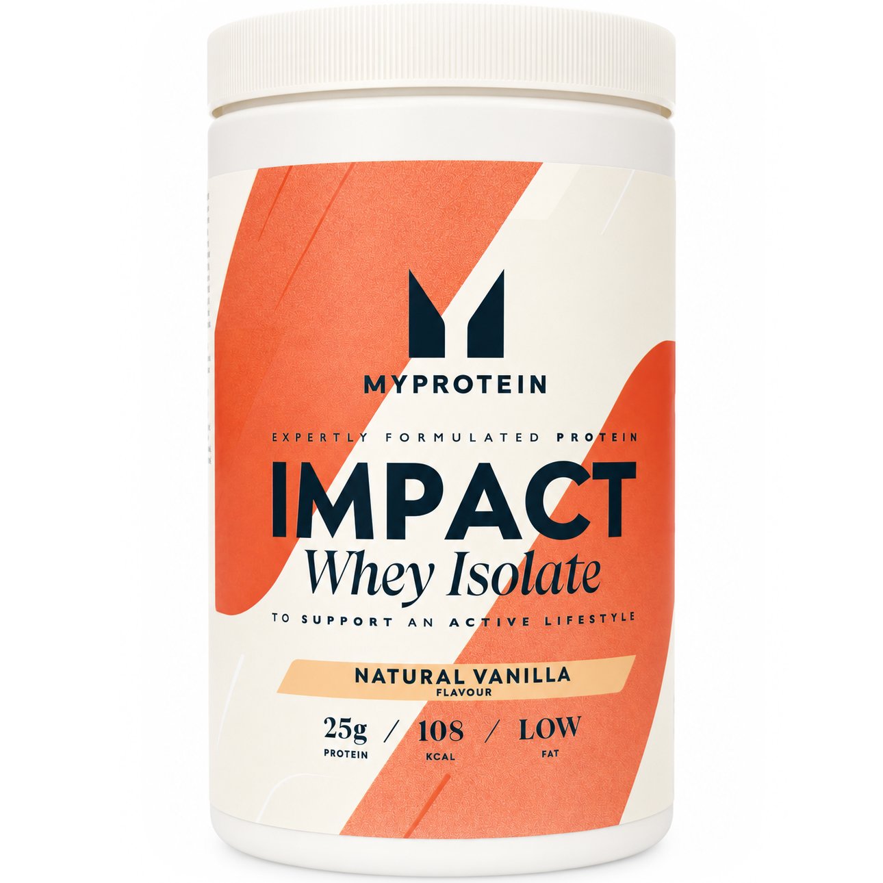 My Protein My Protein Impact Whey Isolate Συμπλήρωμα Διατροφής Πρωτεΐνης Ορού Γάλακτος Υψηλής Καθαρότητας & Περιεκτικότητας σε Σκόνη για Γράμμωση, Ανάπτυξη & Συντήρηση Μυών με Γεύση Βανίλιας 480g - Natural Vanilla