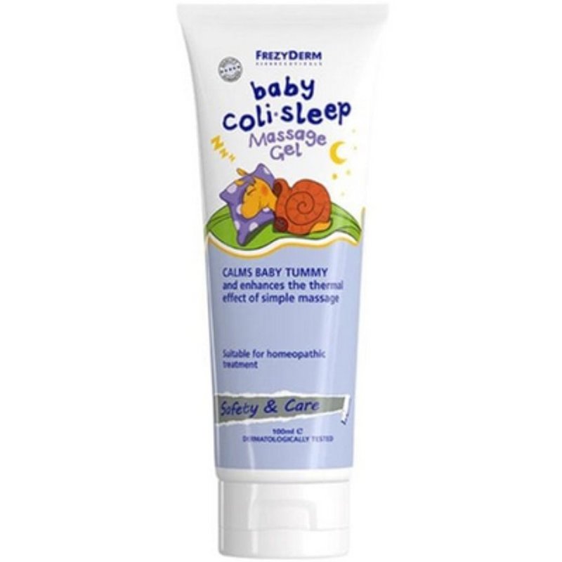 Frezyderm Baby Coli Sleep Massage Gel Άνυδρη Γέλη Ανακούφισης από τον Πόνο της Βρεφικής Κοιλιακής Περιοχής 100ml