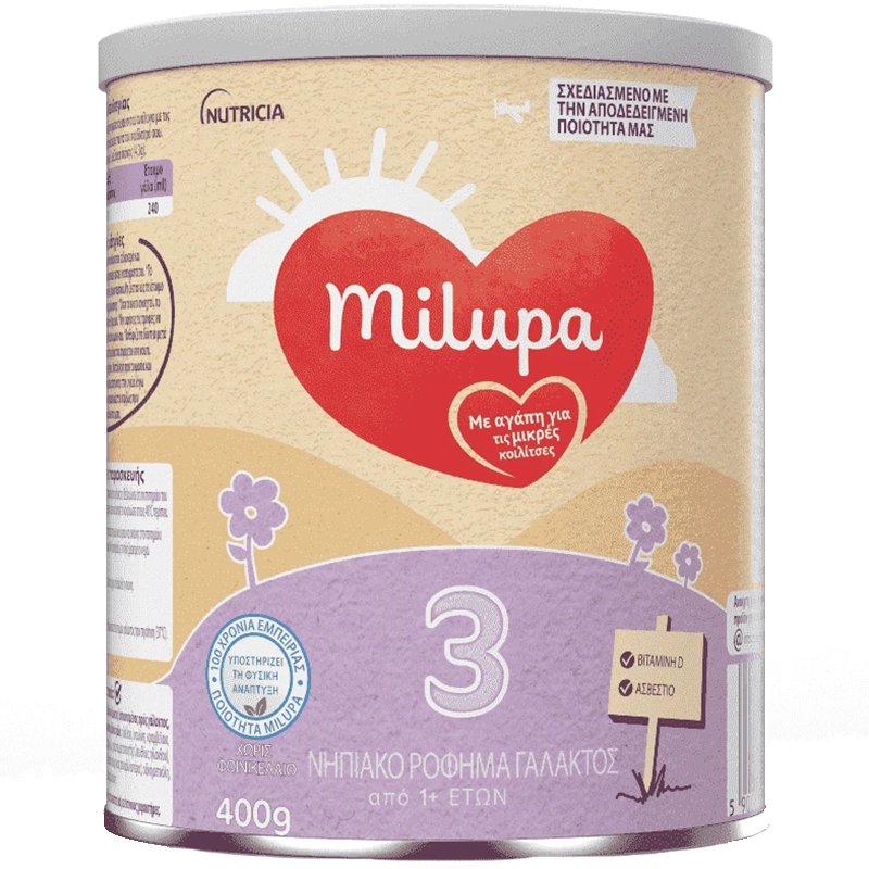 Milupa Aptamil 3 Νηπιακό Ρόφημα Γάλακτος για Ηλικίες Από 12 Μηνών 400gr