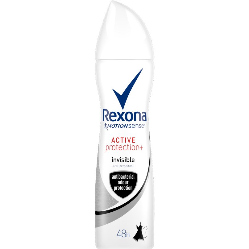 Rexona Deodorant Spray Active Protection Invisible 48h Αποσμητικό, 48ωρη Προστασία Χωρίς Λευκά Σημάδια 150ml