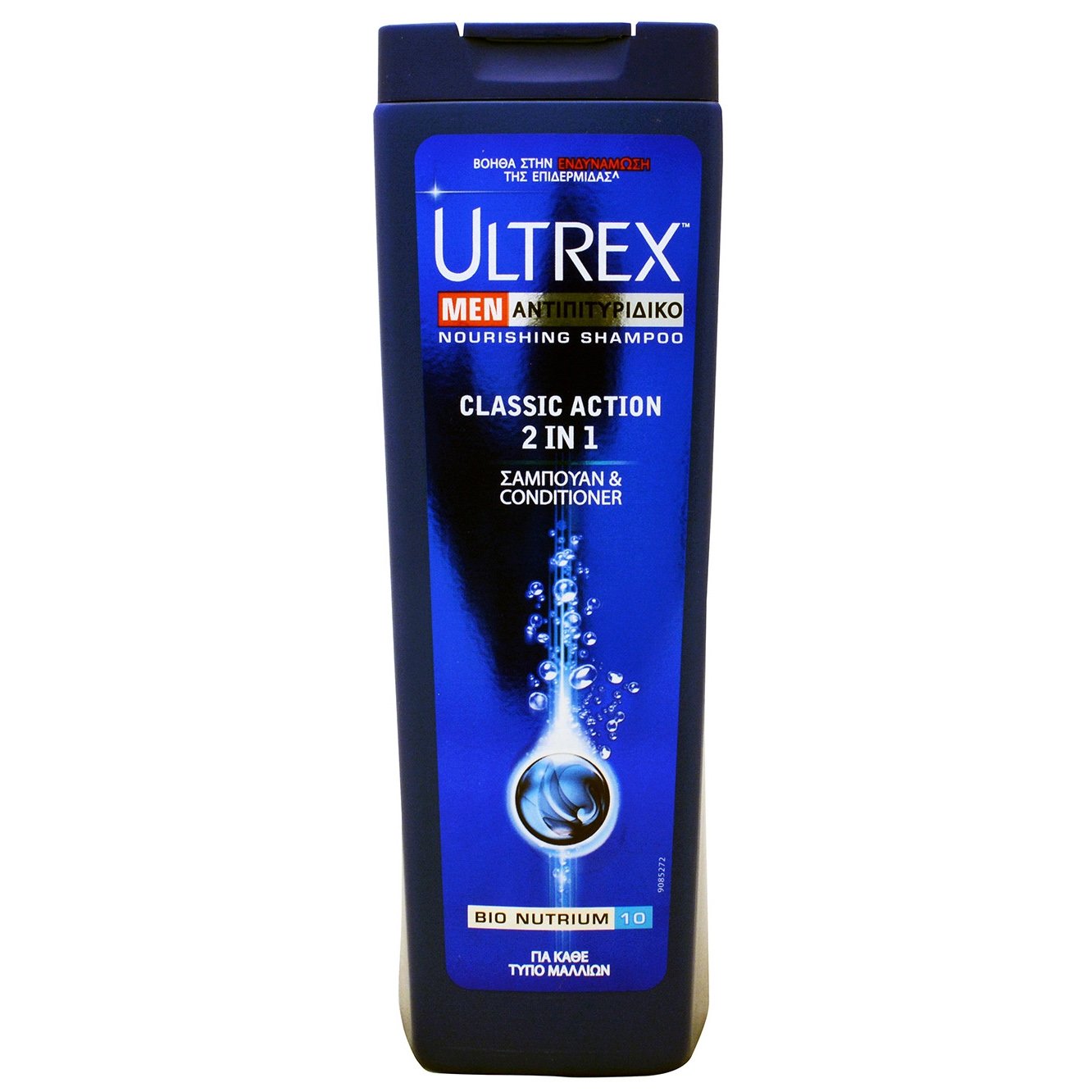 Ultrex Men Classic Action 2 in 1 Αντιπιτυριδικό Σαμπουάν & Conditioner Διπλής Δράσης 360ml