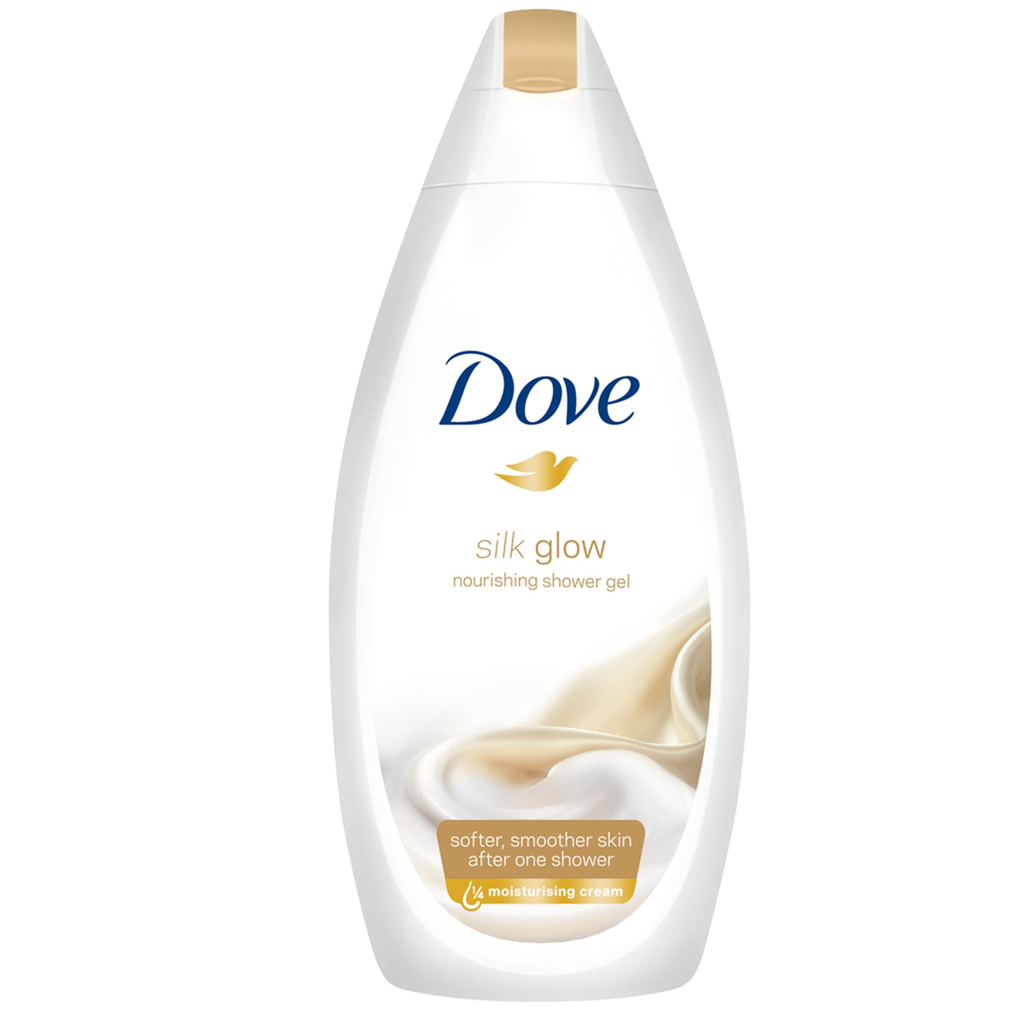 Dove Silk Glow Body Wash Ενυδατικό Αφρόλουτρο που Χαρίζει Αίσθηση Λαμπερού & Λείου Δέρματος από το Πρώτο Ντους 750ml