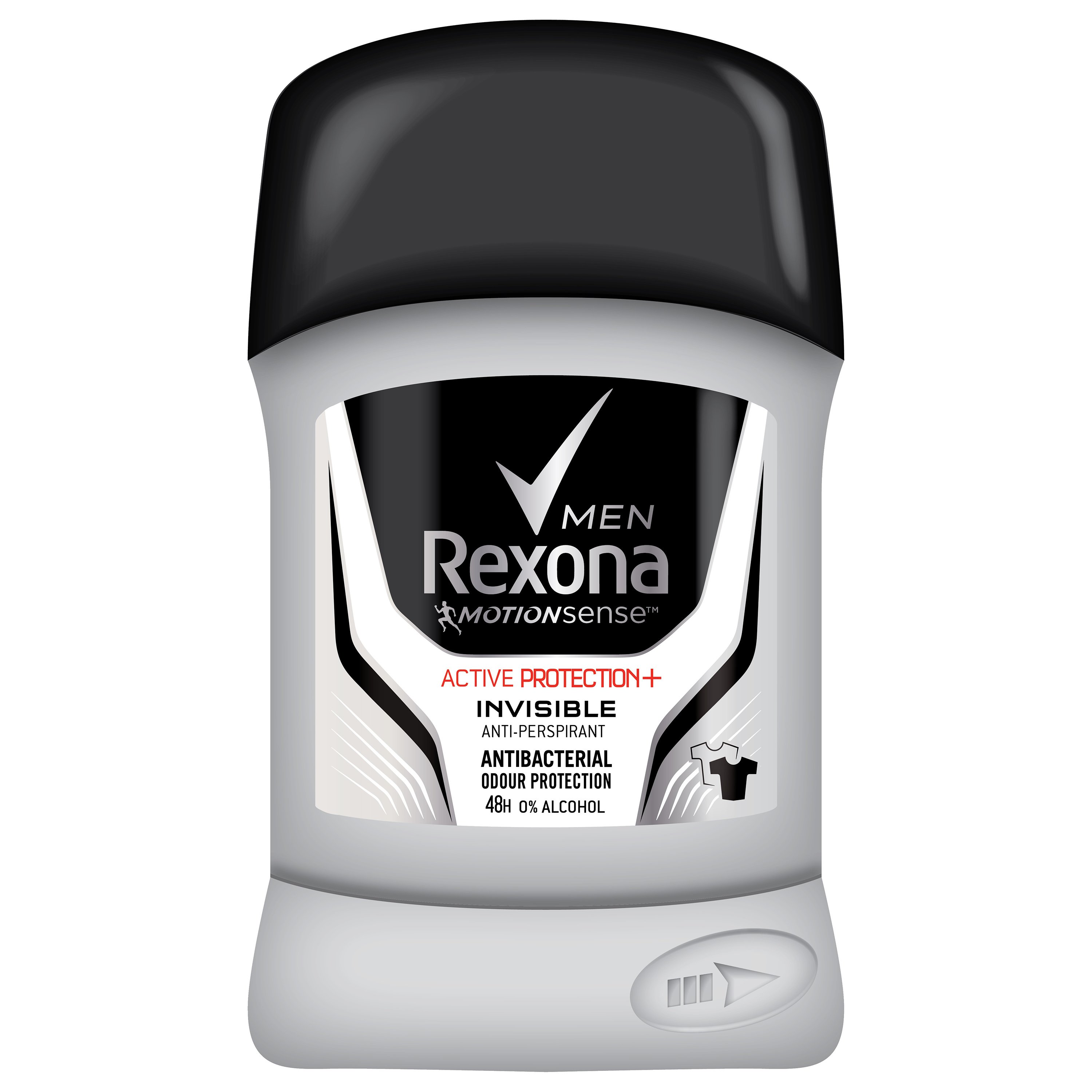 Rexona Men Anti-Perspirant Stick Active Protection Invisible 48h Ανδρικό Αντιιδρωτικό Στικ,48ωρη Προστασία Χωρίς Λευκά Ίχνη 50ml