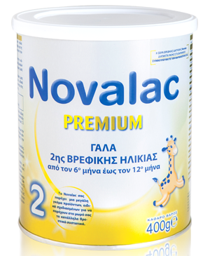 Novalac Premium No 2 Γάλα 2ης Βρεφικής Ηλικίας Από Τον 6ο Έως Τον 12ο Μήνα 400gr