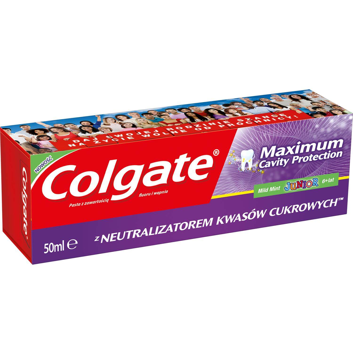 Colgate Colgate Maximum Cavity Protection Junior Παρέχει Στα Δόντια Τη Μέγιστη Προστασία Από Την Τερηδόνα 50ml