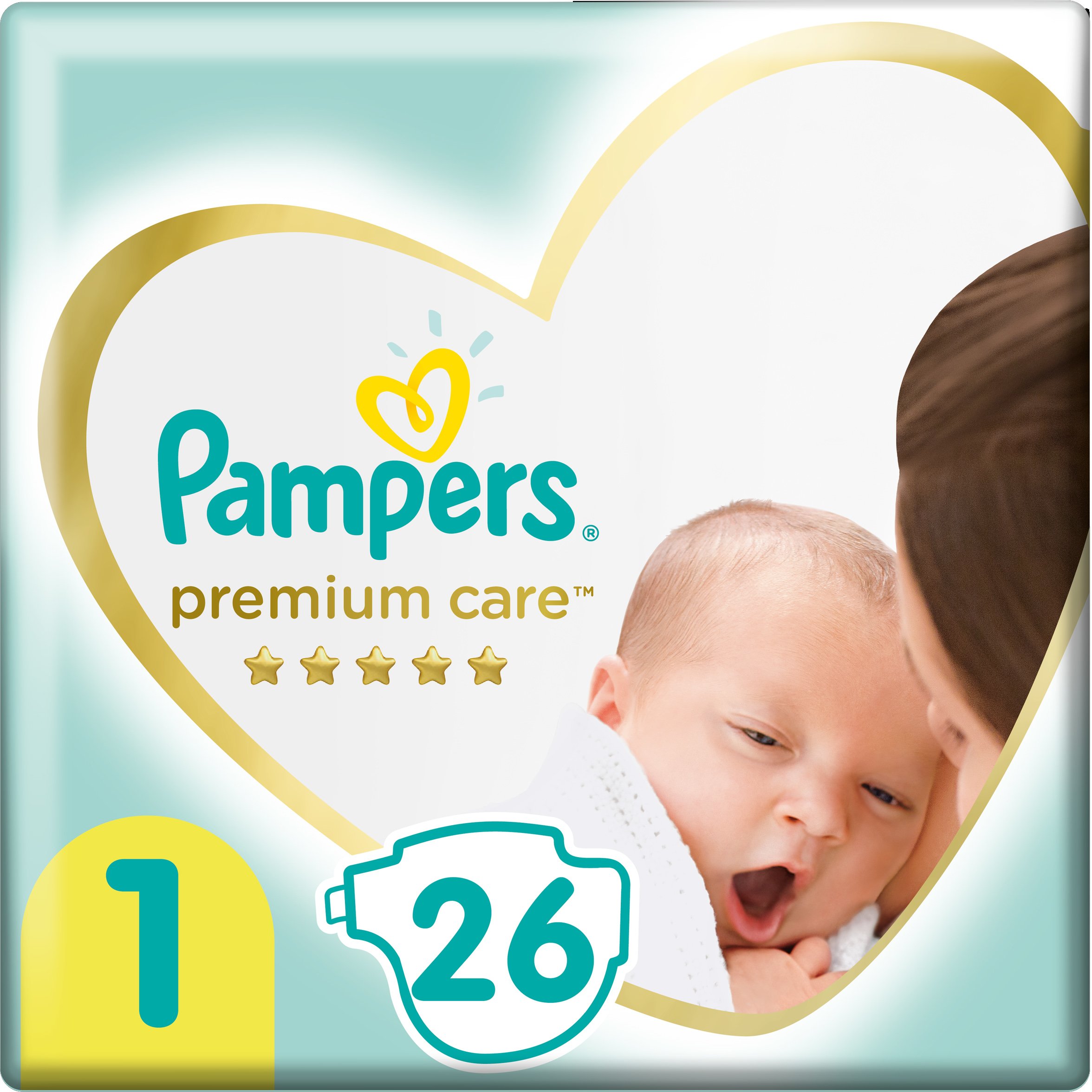 Pampers Premium Care Νο1 Newborn (2-5kg) 26 πάνες