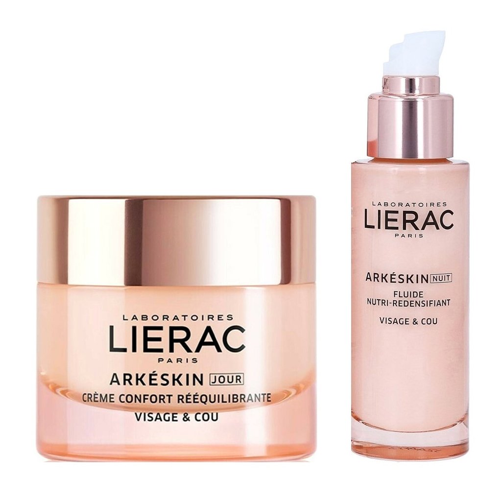 Lierac Πακέτο Προσφοράς Arkeskin Rebalancing Comfort Day Cream 50ml & Arkeskin Night Nutri-Redensifying Fluid 50ml