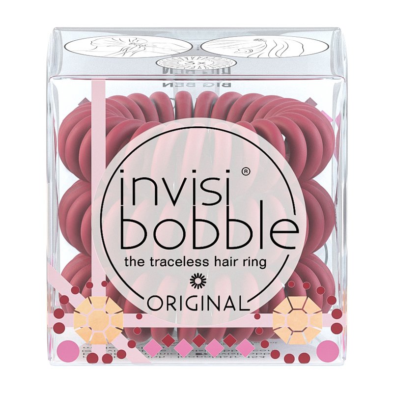 Invisibobble Original British Royal Oops I Did It Big Ben Mat Red Λαστιχάκια Μαλλιών 3 Τεμάχια