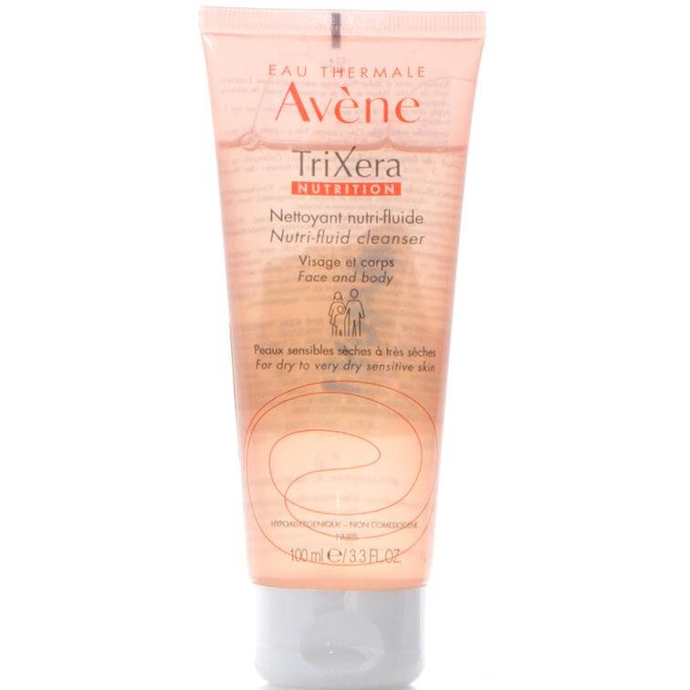 Avene Trixera Nutrition Gel Nettoyant Nutri-Fluide Λεπτόρρευστο Θρεπτικό Καθαριστικό Πρόσωπο-Σώμα για Ευαίσθητο Ξηρό Δέρμα 100ml