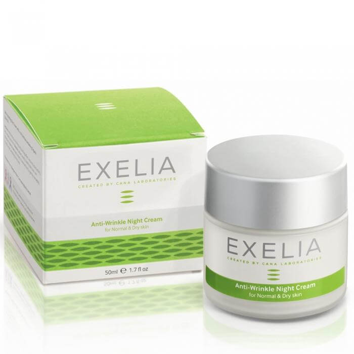Exelia Anti-Wrinkle Night Cream Αντιρυτιδική Προστασία Για Κανονική Και Ξηρή Eπιδερμίδα 50ml
