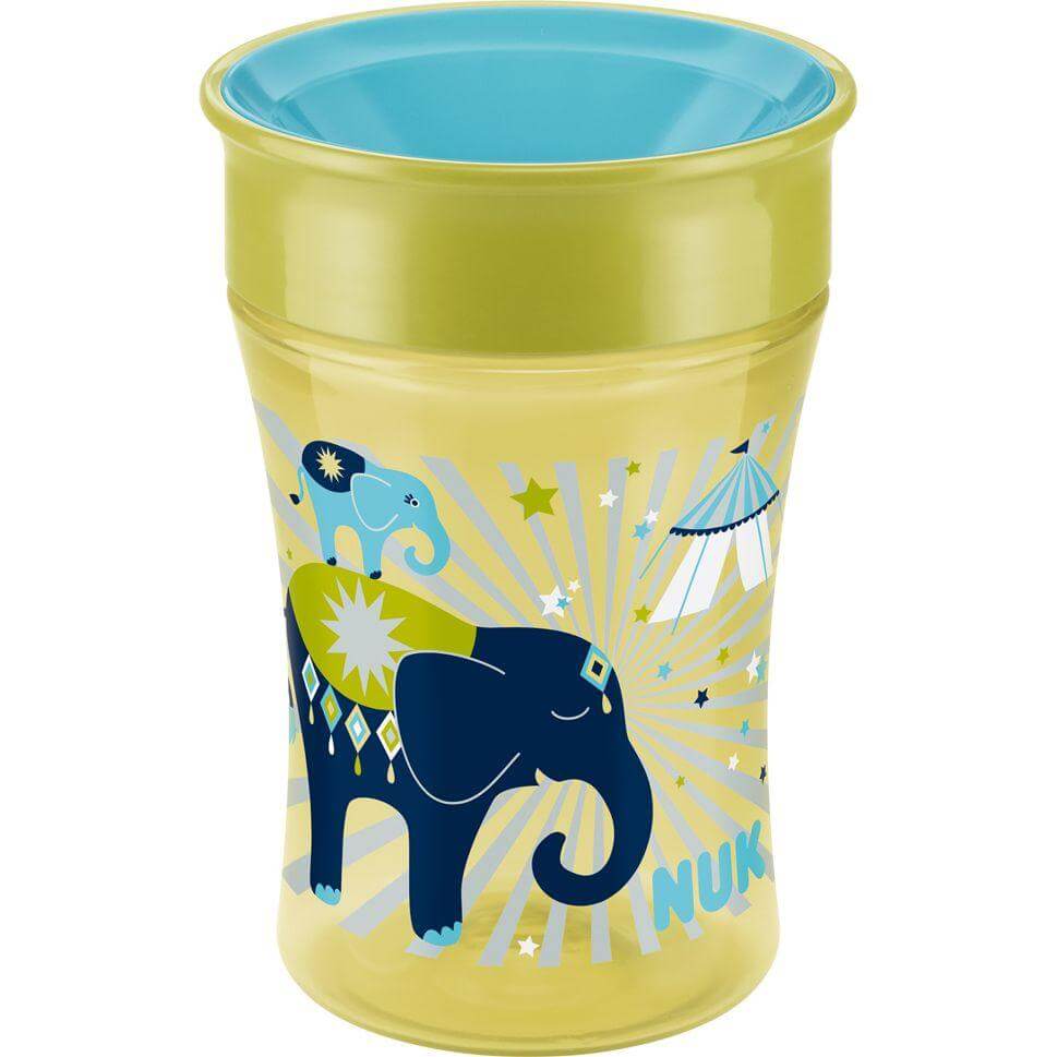 Nuk Magic Cup Ποτήρι Εκπαίδευσης Πολυπροπυλενίου με Καινοτόμο Χείλος 8+m BPA Free 230ml – μπλέ